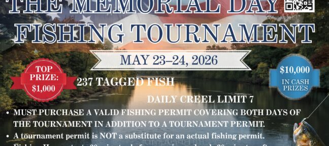 2026 Memorial Day Fishing Tournament